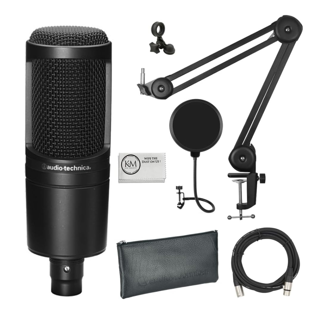 Untitled design - 2026-04-12T070812.659 AT2020 Cardioid Condenser Microphone Bundle - Image 1